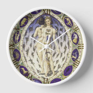 Horloge Homme anatomique Zodiaque