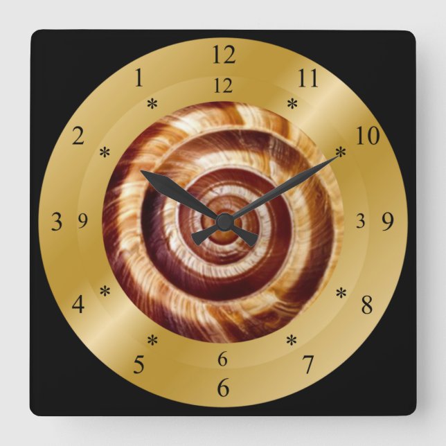 Horloge horaire ~ Spirale de l'escargot ~ Warp tem (Recto)
