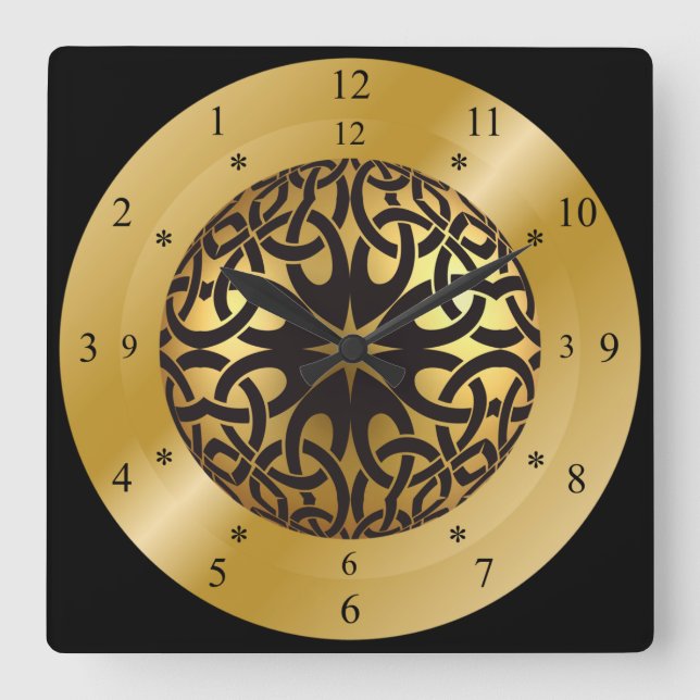 Horloge horaire~Trou noir doré~Temps de déplacemen (Recto)