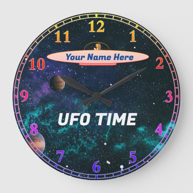 Horloge horaire UFO (Recto)