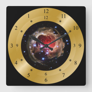 Horloge horaire~V838 Monocerotis~Étoile d'éclateme