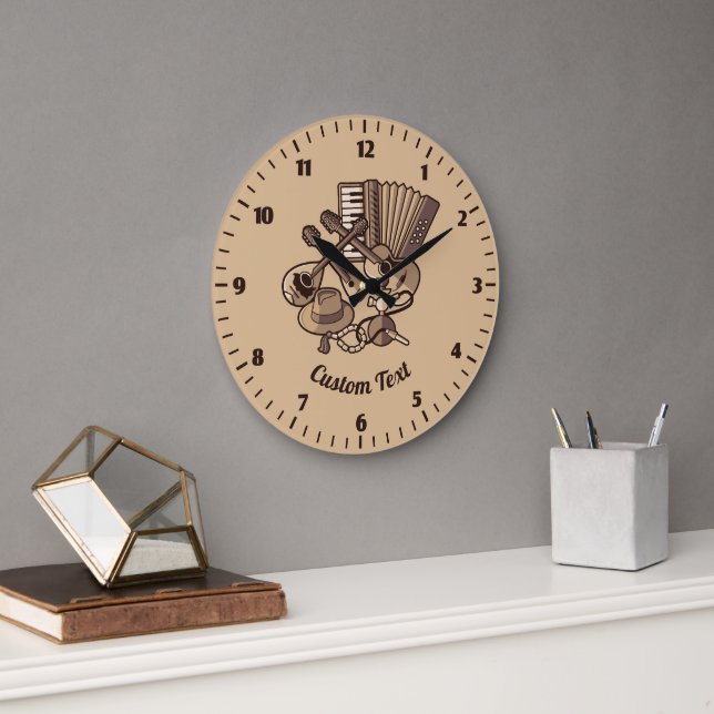 Horloge Icônes Rebetiko (Bureau)
