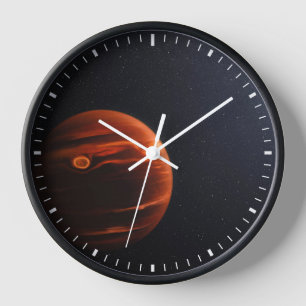 Horloge Illustration De Exoplanet Vhs 1256 B Et Ses Étoile