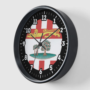 Horloge Indicateur graphique de l'Île-du-Prince-Édouard