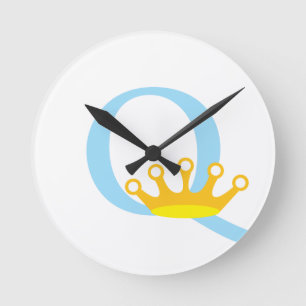 Horloge initiale de la lettre Q