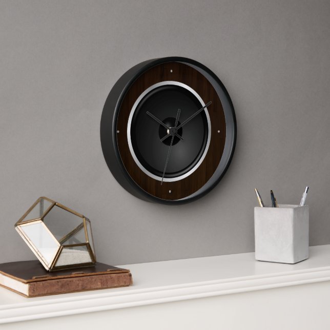 Horloge Interlocuteur de musique en bois (Bureau)
