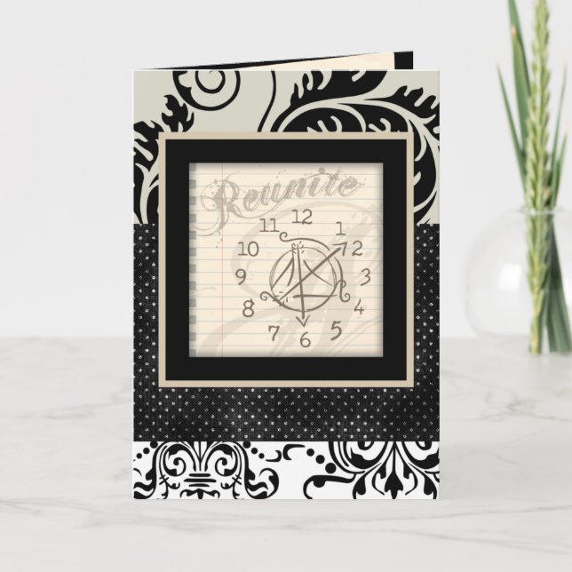 Horloge Invitations de réunion (Devant)