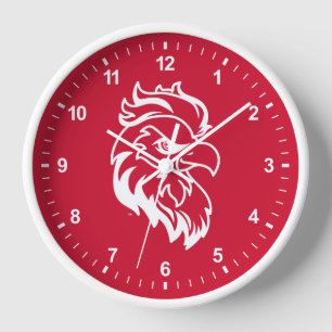 Horloge Jacksonville State University Gamecocks Red Eagle