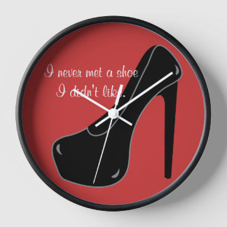 Horloge Jamais rencontré une chaussure