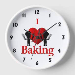 Horloge Je boulangerie cardiaque
