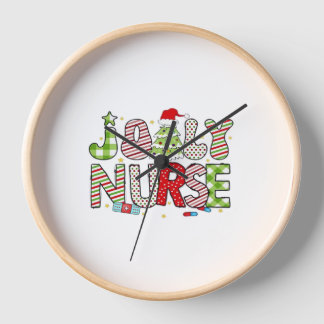 Horloge Jolly Nurse, T-shirt classique d'Halloween