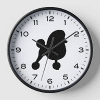 Jouet Poodle Chien race Silhouette