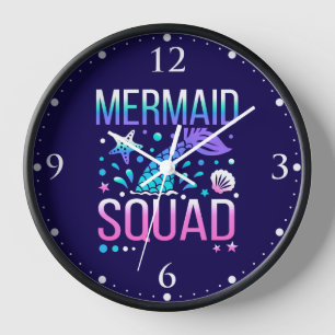 Horloge Joyeux Anniversaire Conception de Fête Océanique d