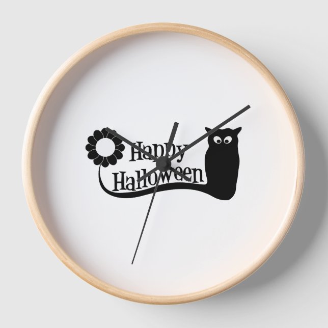 Horloge Joyeux Halloween (Recto)