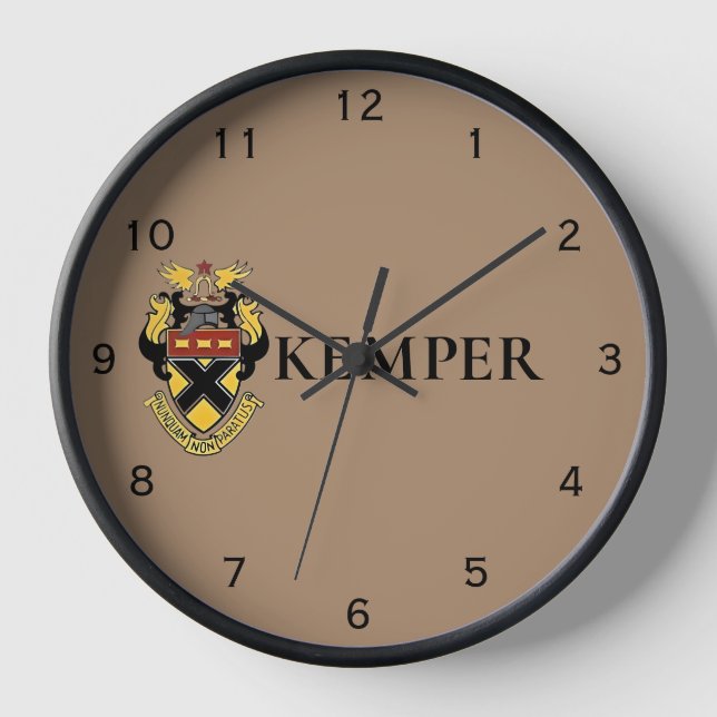 Horloge Kemper Military School et College Wall (Recto)