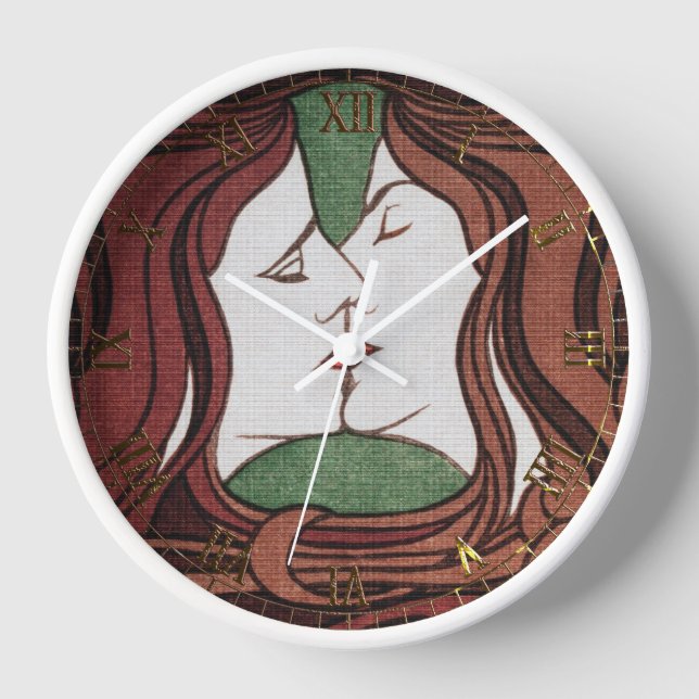 Horloge Kiss by Peter Behrens (Recto)