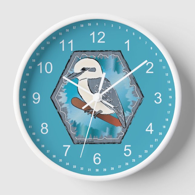 Horloge Kookaburra Bird (Recto)