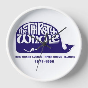 Horloge La baleine à soif, River Grove, Illinois