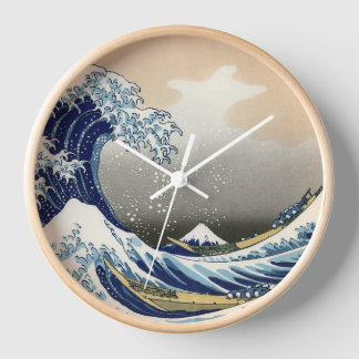 Horloge La Grande Vague de Kanagawa | Hokusai |