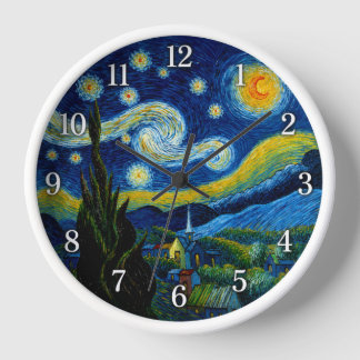 Horloge La Nuit étoilée