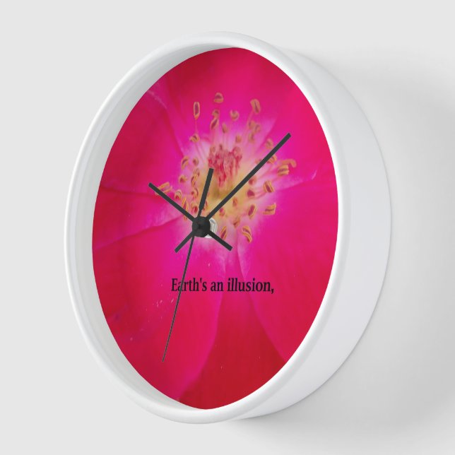 Horloge La Terre est une illusion (Angle)