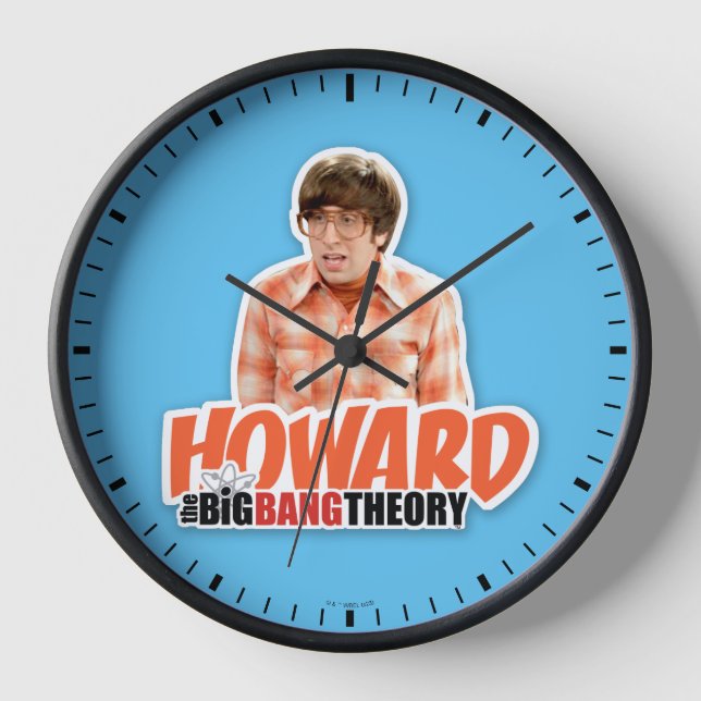 Horloge La théorie du Big Bang | Howard (Recto)