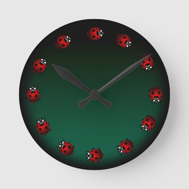 Horloge Ladybug mignon Ladybug cocasse Ladybird Ho (Recto)