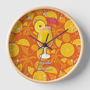 Horloge Le lever du soleil de Tequila