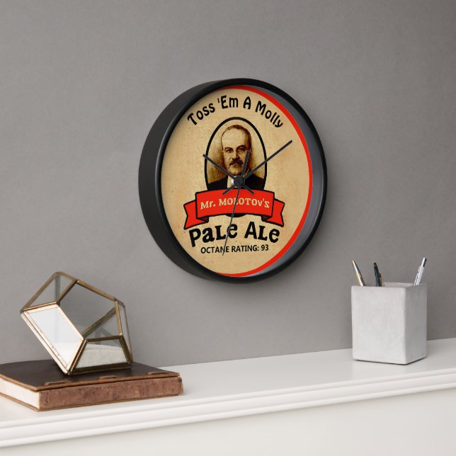 Horloge Le Pale Ale de M. Molotov (Bureau)
