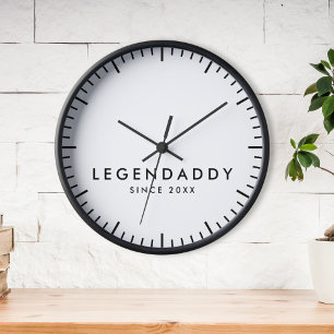 Horloge Legendaddy pour légendaire papas élégant minimalis