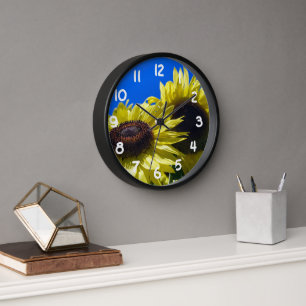 Horloge Les tournesols de Moonwalker se tournent vers le c