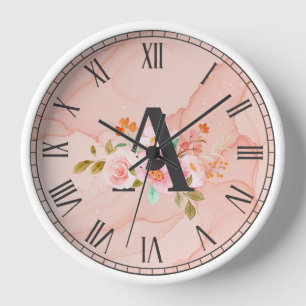 Horloge Lettre A