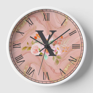 Horloge Lettre X