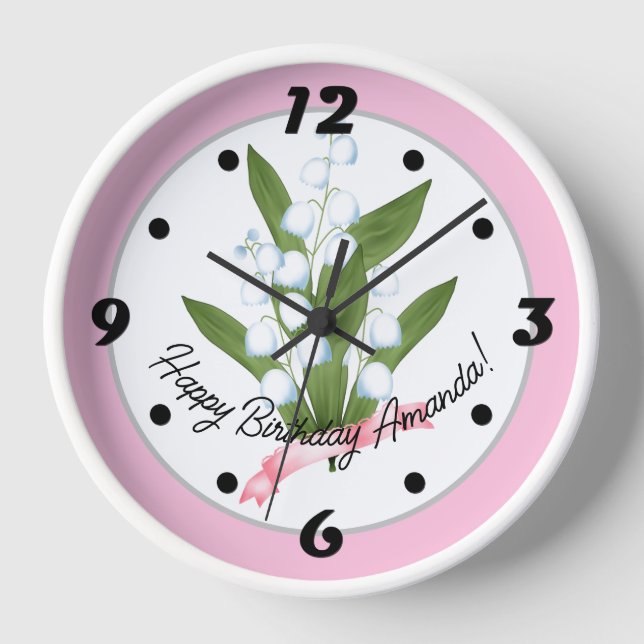 Horloge Lily of the valley (Recto)