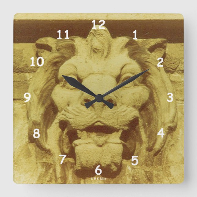 Horloge - Lion Architectural (Recto)