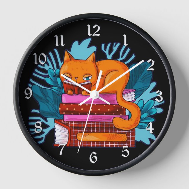 Horloge Livres Approuvés Cat (Recto)