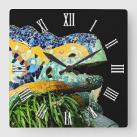 Horloge Lizard de Barcelone, Art, Parc Guell, Cata