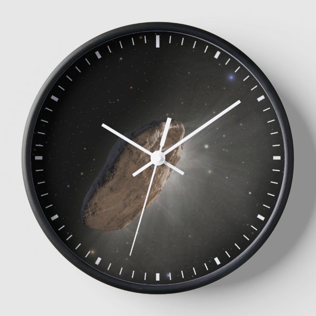 Horloge L'objet interstellaire Wayward Oumuamua. (Recto)