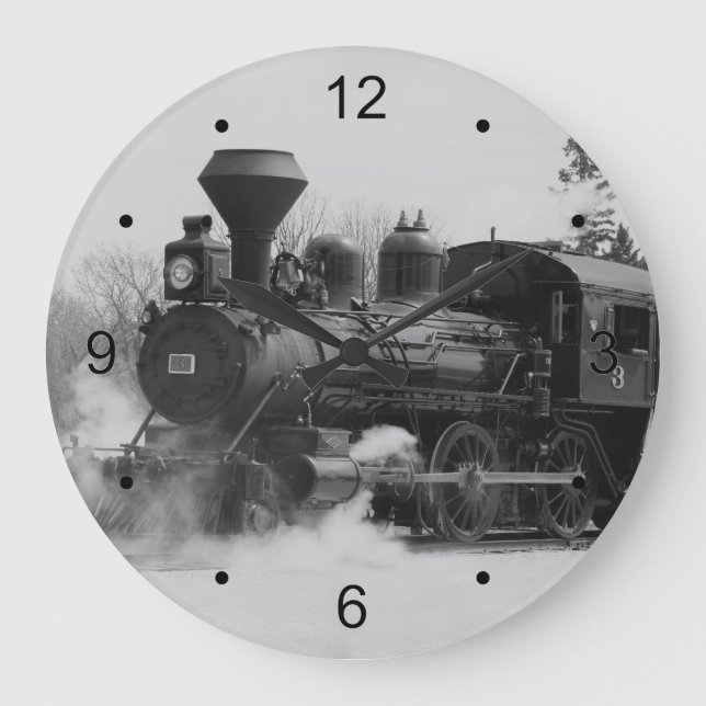 Horloge Locomotive Du Train vintage (Recto)