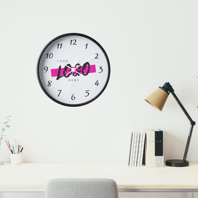 Horloge Logo d'entreprise promotionnel personnalisé (Créateur téléchargé)