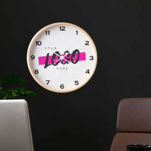 Horloge Logo d'entreprise promotionnel personnalisé