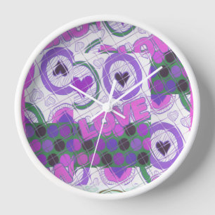 Horloge Love lovely heartily heart sentimental feeling