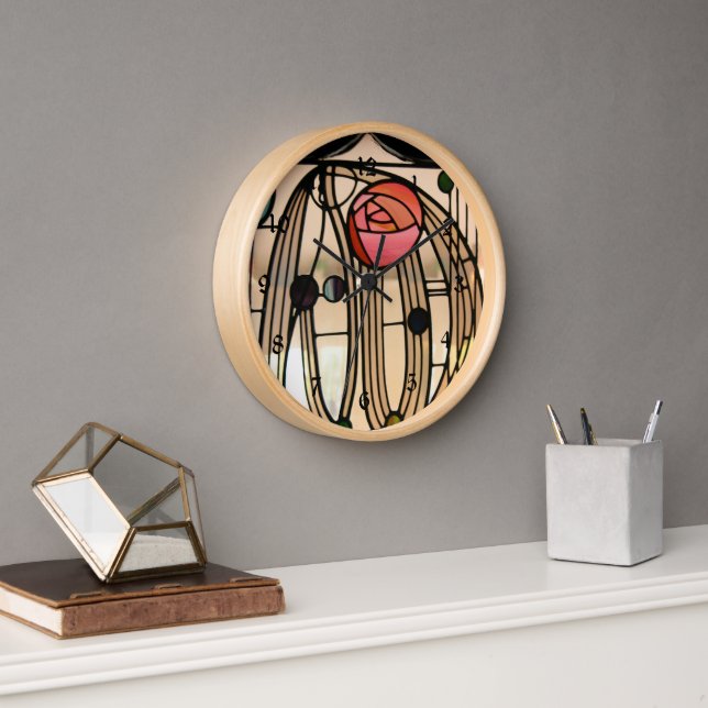 Horloge Mackintosh - Fenêtre en verre tendu, (Bureau)