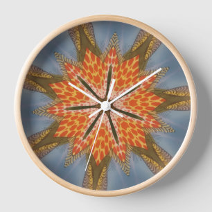 Horloge Magnifique conception animale africaine féminine é