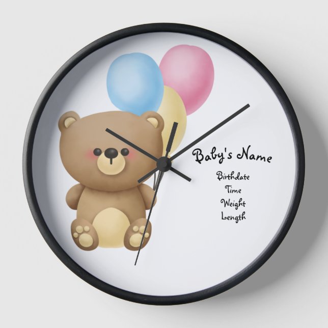Horloge Maintien de l'horloge murale personnalisée (Recto)