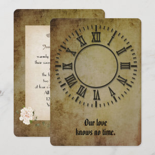 horloge mariage sans invitation à main