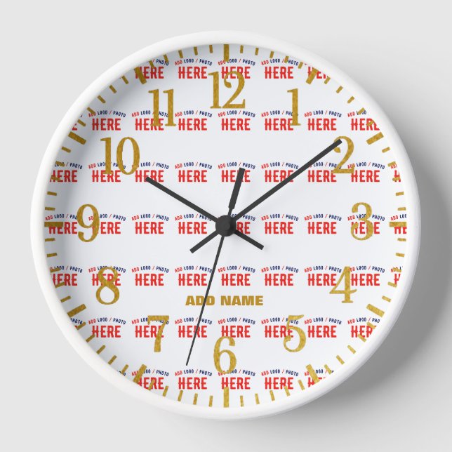 HORLOGE MARQUE BLANCHE MODERNE ET PERSONNALISABLE VÉRIFIÉE (Recto)