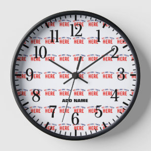 HORLOGE MARQUE BLANCHE MODERNE ET PERSONNALISABLE VÉRIFIÉE