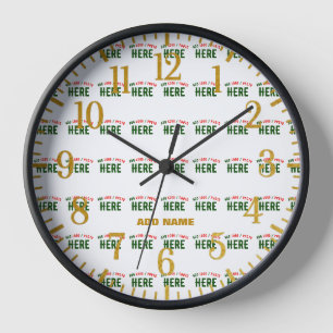 HORLOGE MARQUE BLANCHE MODERNE ET PERSONNALISABLE VÉRIFIÉE