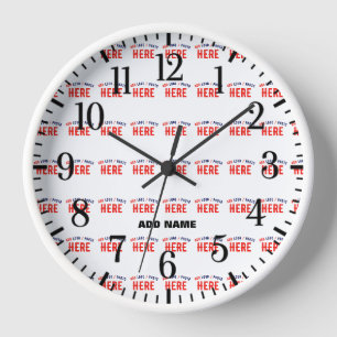 HORLOGE MARQUE BLANCHE MODERNE ET PERSONNALISABLE VÉRIFIÉE